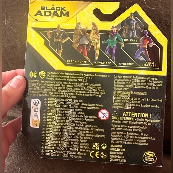 DC Comics Spin Master Black Adam 4” Figure - Picture 6 of 8